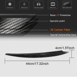 Volkswagen VW Golf 7 7.5 MK7 MK7.5 GTI R R-line 2014-2019 Headlight Eyelids Lamp Eyebrows Carbon Fiber