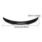 Infiniti Q50 Q50S Sedan 2014-2023 Rear Trunk Spoiler Golssy Black ABS
