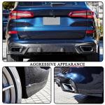 Real Carbon Fiber Rear Bumper Diffuser Fits for BMW X5 G05 M Sport LCI 2023-2025 Lower Bumper Lip Spoiler Body Kit Factory Outlet