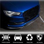 Audi S3 A3 Sline 8V Sedan Pre-facelift 2014-2016 Front Bumper Lip Carbon Fiber