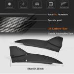 Lexus IS300 IS350 F Sport 2017-2020 Rear Bumper Splitters Carbon Fiber