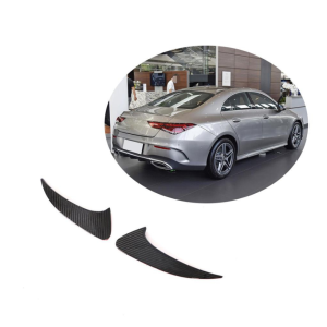 For Mercedes Benz W118 C118 CLA200 CLA250 Sport Sedan 2020UP Dry Carbon Fiber Rear Bumper Fins Air Vent Canards Body Kits