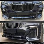 BMW X7 G07 xDrive40i/50i M Sport M50i Sport Utility 2019-2022 Front Bumper Lip Carbon Fiber