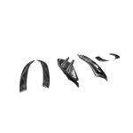 Porsche Taycan Turbo S 9J1 Sedan 2019-2024 Head light Trim Frame Cover Carbon Fiber