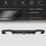 Audi S3 A3 Sline 8V.5 Sedan Facelift 2017-2020 Rear Bumper Diffuser Carbon Fiber