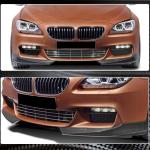 BMW 6 Series F06 F12 F13 640i 650i M Sport 2013-2018 Front Bumper Splitters Carbon Fiber