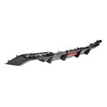 Audi A5 S5 Convertible 2-Door 2021+ Rear Bumper Diffuser with LED Carbon Fiber