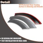 Gray Color Wheel Arch Flares for Audi Q5 Standard SUV 2009-2016 ABS Mouding Fender Cover Trims Factory Outlet (Not for Sline)