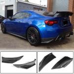Subaru BRZ Toyota GT86 FT86 Scion FR-S Rear Bumper Splitters Carbon Fiber
