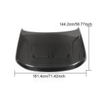 Land Rover Range Rover Sport 2018-2021 Car Engine Bonnet Hood Cover Carbon Fiber