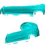 Honda Civic TYPE R Hatchback 4-Door 2023+ Side Skirts Carbon Fiber