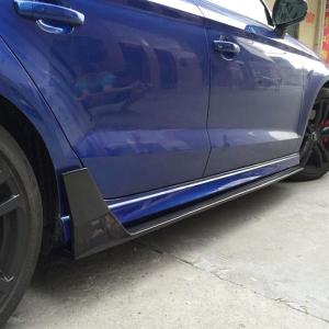 Audi S3 A3 8V Sline Sedan 2014-2019 Side Skirts Carbon Fiber