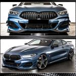 BMW 8 Series G14 G15 G16 840i M Sport M850i 2018-2021 Front Bumper Vents Dry Carbon Fiber