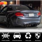 BMW 2 Series F87 M2 M2C Coupe 2016-2020 Rear Bumper Diffuser Carbon Fiber