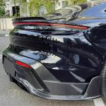 Porsche Taycan Turbo S 9J1 Sedan 2019-2024 Rear Bumper Lip Carbon Fiber