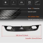 Jaguar F-TYPE X152 Convertible 2-Door 2014-2019 Rear Bumper Diffuser Carbon Fiber