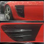Mercedes Benz C197 SLS AMG Coupe 2010-2013 Side Air Fender Vents Dry Carbon Fiber