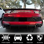 Audi R8 Coupe 2022+ Rear Trunk Lid spoiler Prepreg Dry Carbon Fiber