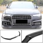 Audi S6 A6 Sline C7.5 Sedan Facelift 2016-2019 Front Bumper Lip Carbon Fiber