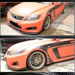 Lexus IS F Sedan 2011-2013 Front Bumper Lip Carbon Fiber