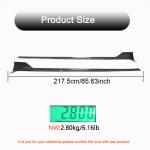 Tesla Model S Sedan 2021-2023 Side Skirts Carbon Fiber