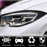 BMW 3 Series G20 2019-2021 Headlight Eyebrows Eyelids Dry Carbon Fiber