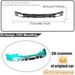 X5 Carbon Fiber Rear Bumper Diffuser Fits for BMW X5 G05 Base Model 2023-2026 Lower Bumper Lip Spoiler Body Kit Factory Outlet