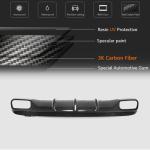 Mercedes Benz X156 GLA45 AMG Pre-facelift 2015 2016 Rear Bumper Diffuser Carbon Fiber