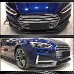 Audi S5 A5 Sline B9 2017-2019 Front Bumper Lip Carbon Fiber/FRP