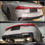 Audi S7 A7 Sline C8 Sportback 2019-2021 Carbon Fiber Rear Bumper Diffuser