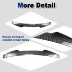 A5 Carbon Look Roof Lip for Audi A5 S5 RS5 F5 4-Door Sportback 2017-2024 | Rear Trunk Roof Spoiler ABS Carbon Fiber Look Racing Style Easy Mount Fits for Audi 4 Door Sportback Post-June 2017-2024