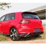 Volkswagen VW Golf 7 MK7 Base/GTI 2014-2016 Rear Bumper Diffuser Carbon Fiber