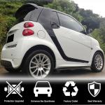 Mercedes Benz Smart fortwo 2008-2013 Rear Roof Spoiler Carbon Fiber