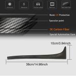 Volkswagen VW Golf 7 7.5 MK7 MK7.5 2014-2019 Rear Roof Side Window Vent Spoiler | Non-GTI Non-R Carbon Fiber/ABS
