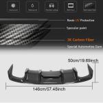 Audi S4 B8.5 Sedan Facelift 2013-2015 Rear Bumper Diffuser Carbon Fiber