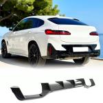 Real Carbon Fiber Rear Bumper Diffuser for BMW X4M F98 M40i Sport Utility 4-Door 2023-2024 Lower Bumper Lip Diffuser Body Kit Factory Outlet