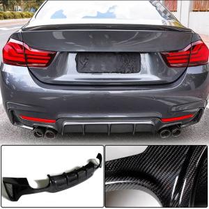 BMW 4 Series F32 F33 F36 M Sport 2014-2019 Rear Bumper Diffuser Carbon Fiber