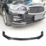 Carbon Fiber Front Bumper Lip for Infiniti Q50 Base Bumper 2013-2017