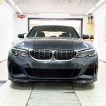 BMW 3 Series G20 320i 330i M Sport M340i 2019-2021 Front Bumper Lip Carbon Fiber