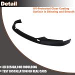 Gloss Black Front Bumper Lip for BMW G30 5 Series G31 G38 M Sport Sedan/Wagon 2017-2020 530i 540i M550i Fiberglass Auto Front Chin Spoiler Protector Factory Outlet