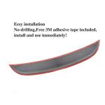 Carbon Fiber Rear Lip Trunk Spoiler for Porsche Panamera 2014 2015