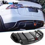 Tesla Model X Plaid 2022-2024 2022-2024 Rear Bumper Diffuser Carbon Fiber