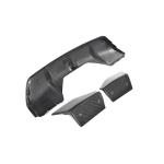 BMW X6 F16 M Sport 2015-2019 Rear Bumper Diffuser With Splitters Carbon Fiber