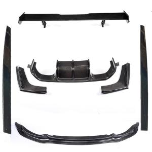 BMW F80 M3 F82 F83 M4 2014-2020 Carbon Fiber Aero Body Kit(Front Lip, Side Skirts, Rear Diffuser & Trunk Spoiler)
