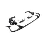 2019–2022 Audi Q8 / SQ8 Black PP Rear Bumper Diffuser with Exhaust Trim Tips