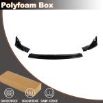Gloss Black Front Lip Spoiler Compatible with BMW G80 M3 G82 M4 2021-2026 ABS Car Front Splitters Body Kit Trim Protection