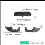 BMW 2 Series G42 220i 230i M240i M Sport 2D 2022UP Rear Bumper Diffuser Carbon Fiber