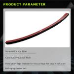 Honda Civic TYPE R Hatchback 4-Door 2023+ Rear Roof Spoiler Carbon Fiber