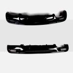 BMW 1 Series E82 E88 M Sport 208-2013 Rear Bumper Diffuser Glossy Black FRP