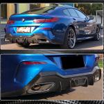 BMW 8 Series G16 M850i xDrive 2018-2021 Rear Bumper Diffuser Dry Carbon Fiber